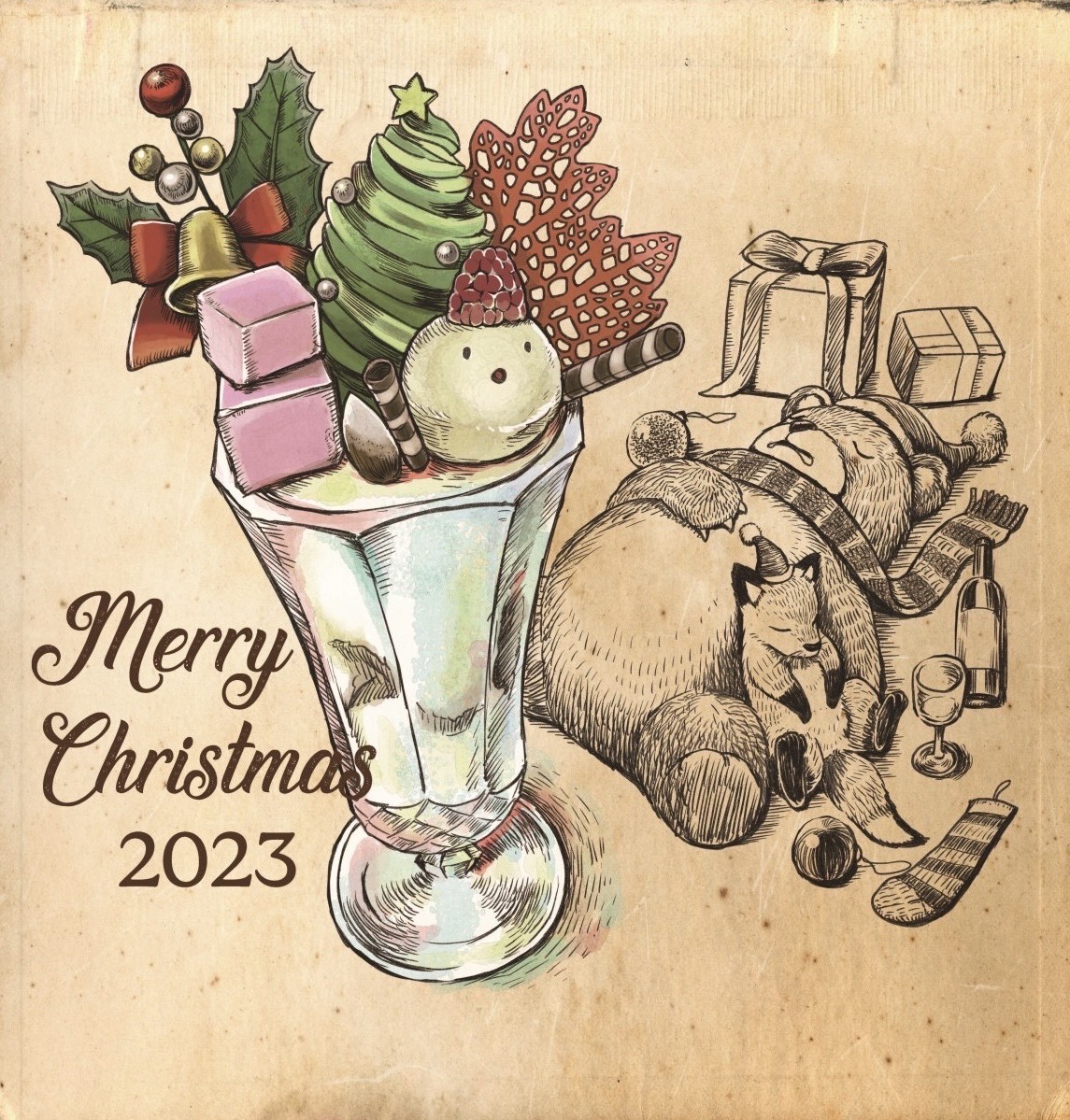 幸せのレシピ〜スイート〜Plusからクリスマスパフェ2023が登場しました